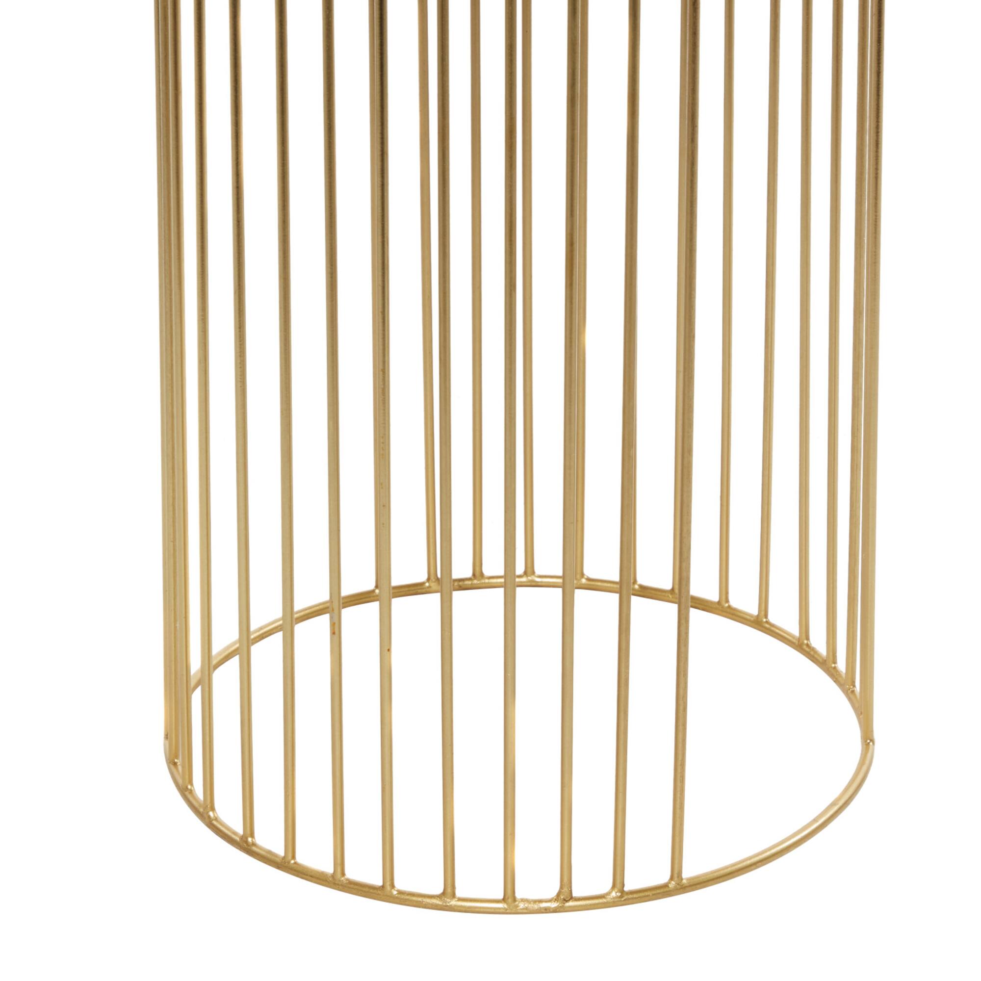 Gold Metal Contemporary Glam Planter Set
